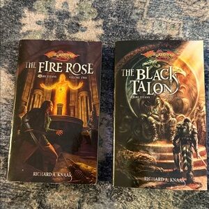 The Fire Rose and The Black Talon Books by Richard Knaak. Paperback